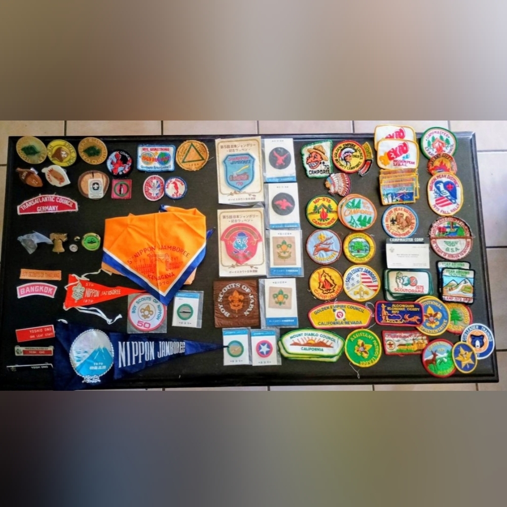 Vintage Boys Scouts Patch& Badge Collection